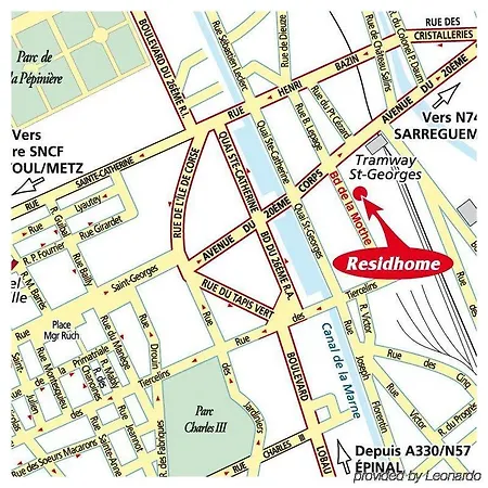 Residhome Lorraine Апарт-отель Нанси